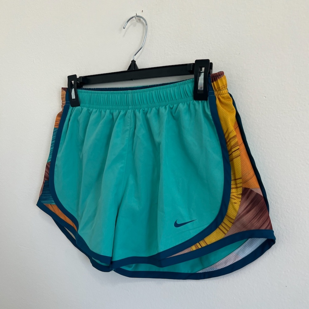 NWOT Nike Dri Fit Blue Workout Shorts - Picture 2 of 8